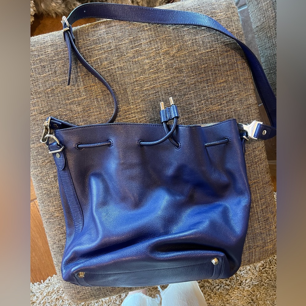 Blue Bucket Bag